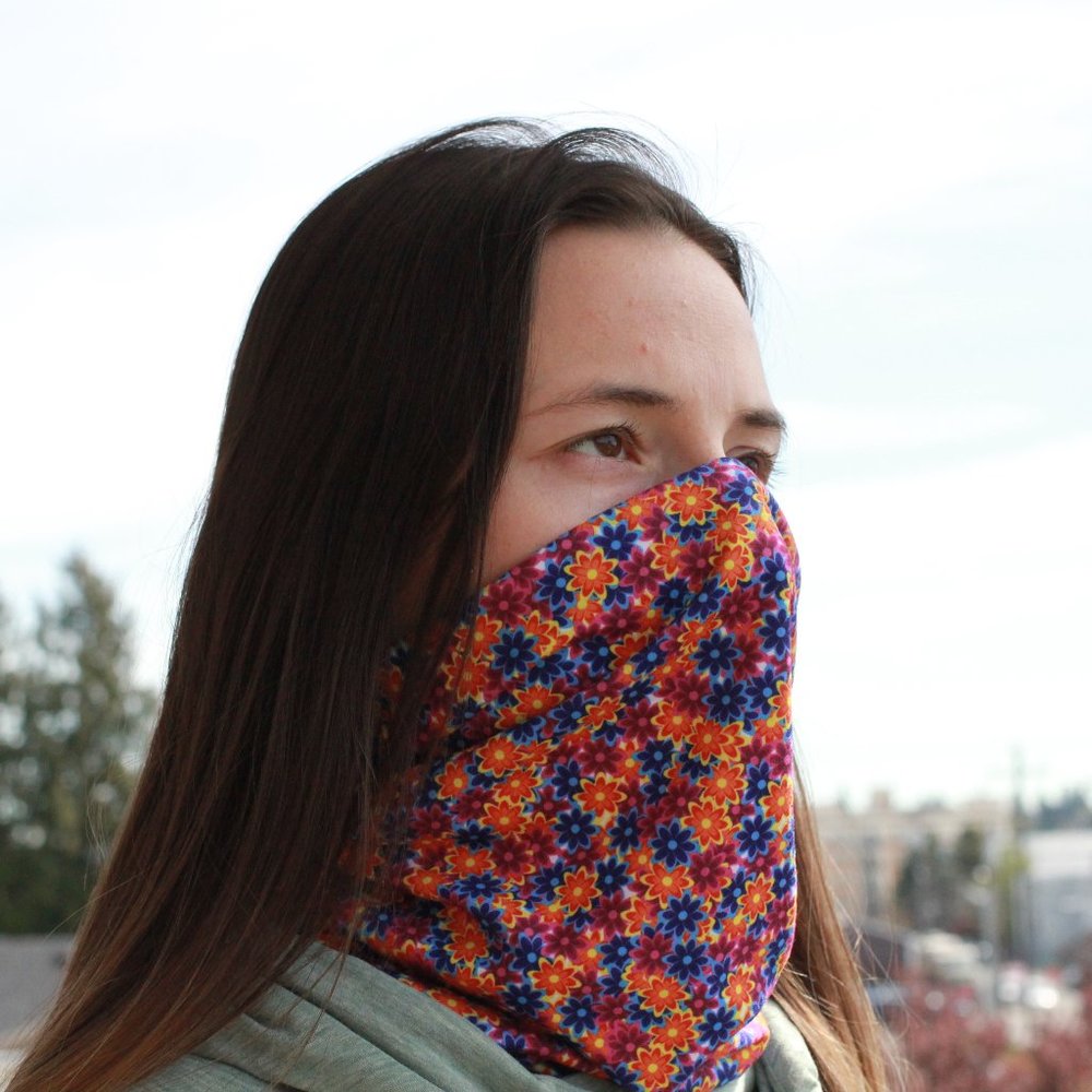 Flowers BUFF face mask | neck gaiter |  bandanna